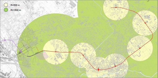 metro5 percorso