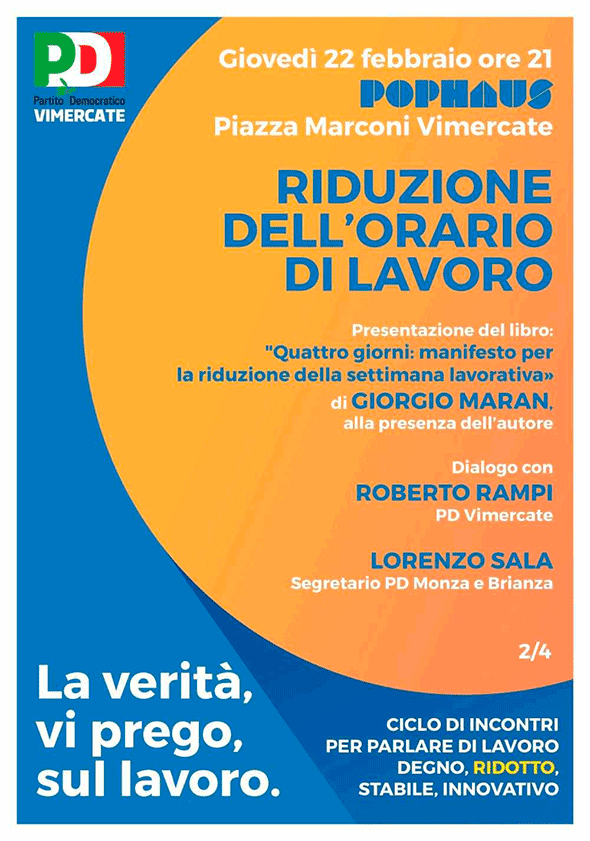 riduzione orario lavoro