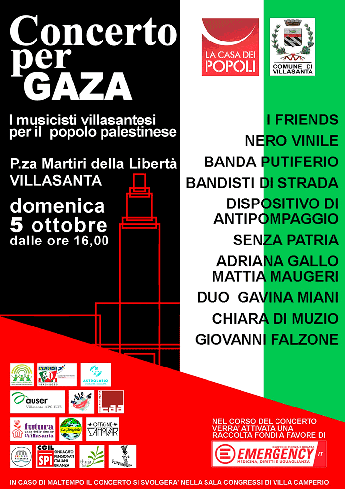 concerto per gaza