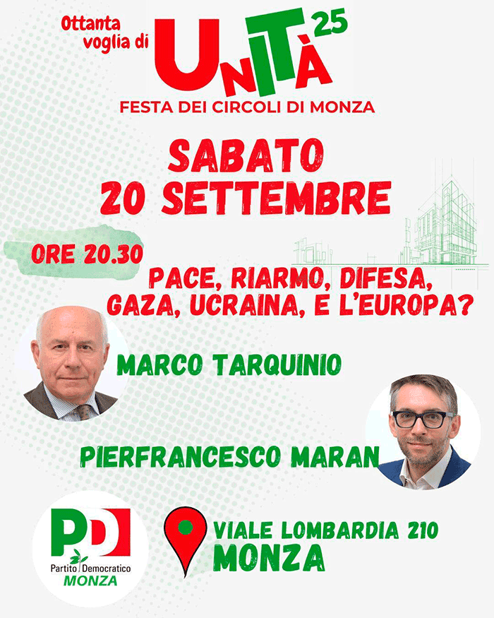 festa 2025 venerdì 19 sett