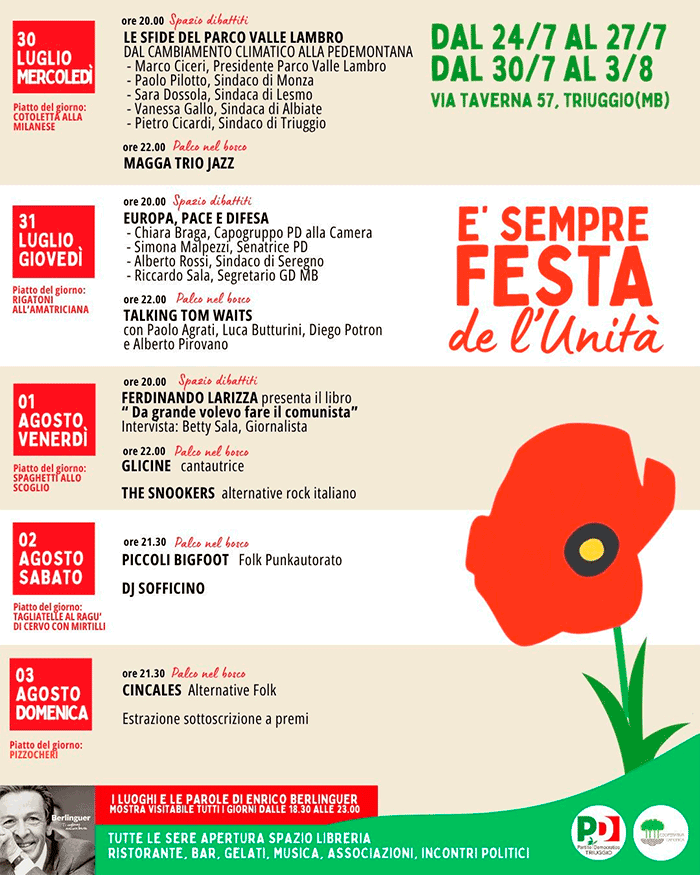 festa triuggio